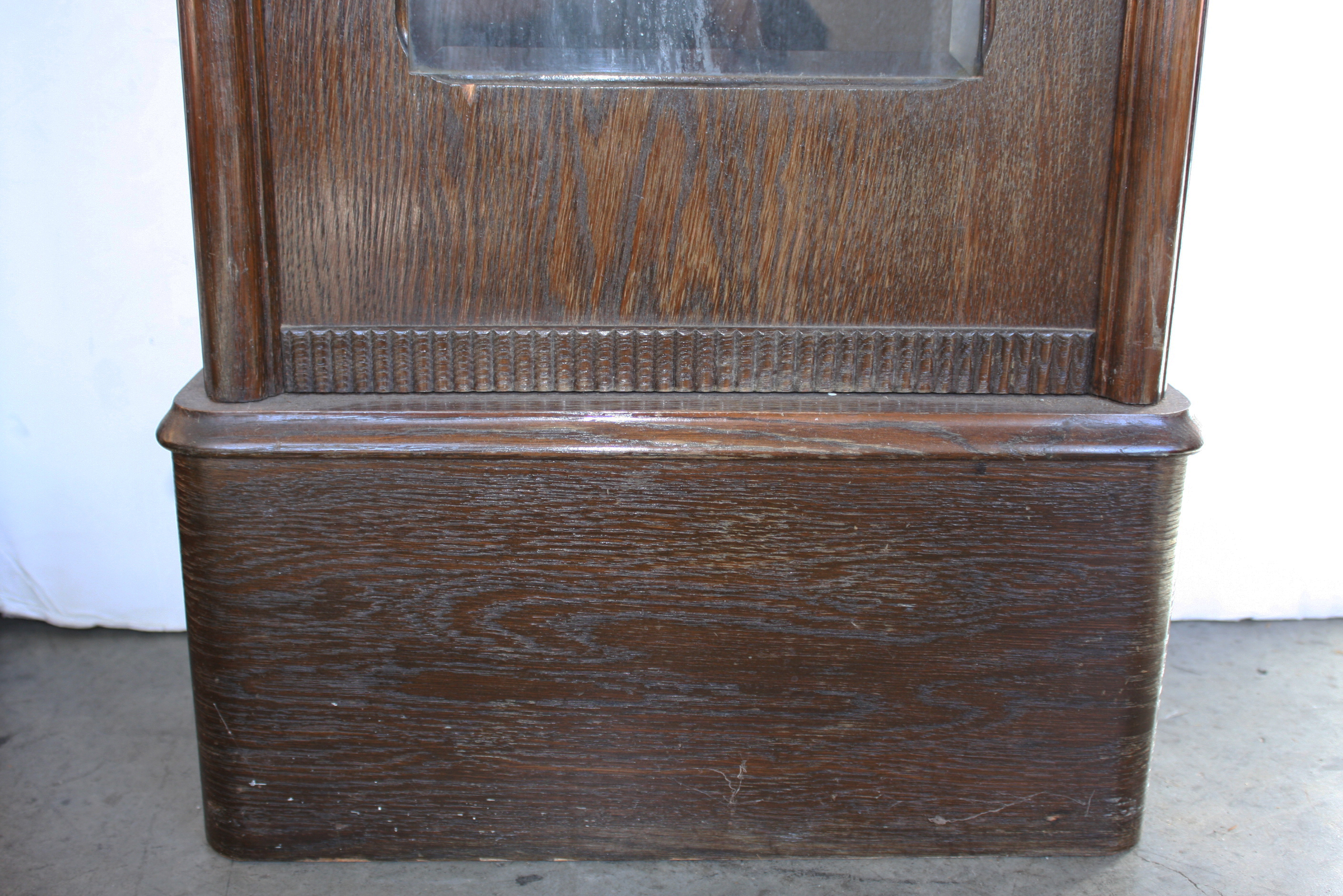 Antique Divina Gong Carved Wooden Grandfather Clock EBTH